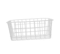 ULTECHNOVO Panier de Rangement pour Congélateur Coffre 28 X 215 X 12 CM en Fil Métallique Blanc Conteneur de Stockage pour Aliments Organisateur Cuisine Pratique pour Fruits et Légumes