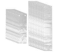 ULTECHNOVO Paquet à Parapluie Jetables Étanches 200 Pcs - Film Polyéthylène Renforcé - 13x43 Cm Court et 13x72 Cm Long - Housses à Usage Unique pour Parapluies Courts et Plusieurs Styles