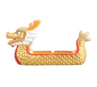 ULTECHNOVO Petit Cendrier en Résine Dorée de Dragon Vintage, Porte-cendrier Fiable pour Maison ou Bar, Décoration Créative et Fonctionnelle