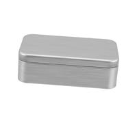 ULTECHNOVO Petite Boîte en Métal Carrée en Fer-blanc, Boîte à Bonbons Miniature Protection L'eau, Rangement Polyvalent pour Thé et Bijoux, Style Moderne pour Maison ou Bureau