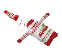 ULTECHNOVO Petites Housses à Vin Décoratives en Tissu Réutilisable pour Bouteilles de Vin Rouge, Accessoires Essentiels pour Décoration de Noël au Restaurant