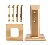 ULTECHNOVO Pince à Verre Support de Verre Suspendu en Acier Inoxydable Or sans Perçage avec Vis et Couvercle Compact et Facile à Installer pour Usage Quotidien