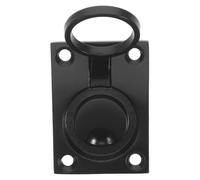 ULTECHNOVO Poignée Dimensions 5x4x1 Cm Carrée Encastrée en Acier Inoxydable Noir Haute Dureté, Gain de Place pour Trappe de Sol et Tiroir Caché