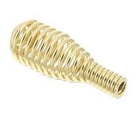 ULTECHNOVO Poignée pour Poêle Poignée de Poêle à Ressort Acier Inoxydable 1 Pièce Finition Or Fixation pour Porte de Cuisinière