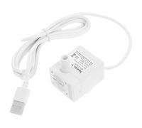 ULTECHNOVO Pompe de Remplacement USB Submersible pour Fontaine à Eau pour Chat, Mini Pompe Abs 3w 150l/h, Silencieuse et Compacte pour Fontaine à Animaux Domestiques