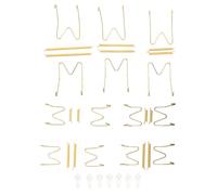 ULTECHNOVO Porte-assiette à Ressort Mural Invisible 7 Ensembles | Acier, ABS et Caoutchouc, Support Robuste à Changement Rapide, pour Collectionneurs, Salle à Manger