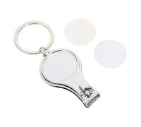 ULTECHNOVO Porte-clés Coupe-ongles en Métal 2 Pièces Transfert Thermique, Acier Inoxydable, Décoratif pour Bricolage et Usage Domestique