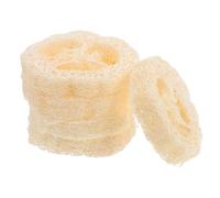 ULTECHNOVO Porte-savons Organisation Salle de Bain pour et Lot de 5 en Luffa Naturel Beige, Support Respirant et Facile à Sécher Décoration Créative