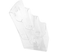ULTECHNOVO Présentoir à Niveaux pour Brochures et Documents Rack de Rangement Transparent de Bureau Support de Classement Mural Comptoir pour Flyers et Brochures Rangement Pratique et Stable