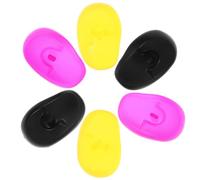 ULTECHNOVO Protège-oreilles en Silicone Confortable et Sécurisé, Lot de 3 Paires pour Protection L'eau Teinture Lors des Soins Capillaires et Traitements D'huile