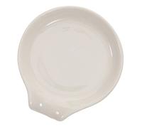 ULTECHNOVO Repose-cuillère en Céramique Compact, Support Ustensiles Cuisine, Plateau Lisse Résistant aux Fissures, Convient pour Cuillère à Soupe, Fourchette et Baguettes, Usage Quotidien Cuisine