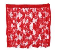 ULTECHNOVO Rideau de Porte Permettant Le Passage la Lumière en Fil de Fer Rouge 100x190 Cm en Polyester Résistant à l'usure pour Fenêtres et Portes