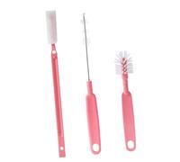 ULTECHNOVO Set de Brosses pour Bouteilles et Pailles Nylon Flexible Nettoyage Facile des Crevices pour Bouteilles Eau Mugs et Biberons Rangement Suspendu Pratique