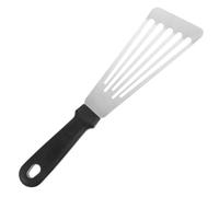 ULTECHNOVO Spatule Multifonction en Acier Inoxydable 301 Élastique Pp Noir, Facile à Nettoyer Couper, pour Pizza et Pâtisserie en Cuisson et Restaurant