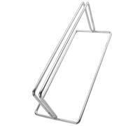 ULTECHNOVO Support de Cloison de Bureau Argenté en Acier, Clip sans Perçage