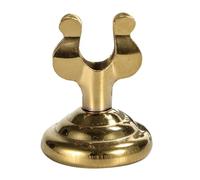 ULTECHNOVO Support de Numéro de Table Mini Forme U en Acier Inoxydable Or 4cm, Design Simple et Élégant pour Décoration de Fête et Bureau, Maintien Photo et Mémo