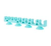 ULTECHNOVO Support de Séchage pour Pinceaux de Maquillage en Silicone Vert Ventouse Porte-Pinceaux Cosmétique Compact pour Rangement et Organisation Étagère Pratique pour Salle de Bain