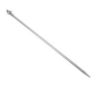 ULTECHNOVO Tige de mise à la terre pour fil de clôture électrique en fer galvanisé 50 cm, usage jardin et extérieur, protection des appareils électroménagers, construction robuste