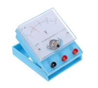 ULTECHNOVO Voltmètre étudiant de laboratoire de physique 0-15V en plastique, 0-3V, pour expériences de sciences, acquisition de données en classe