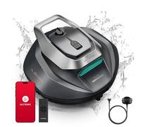 Ultenic Pooleco 10s Robot Piscine, 80㎡ APP Contrôle, Robot Piscine sans Fil Autonome 90min, Nettoyage Complet pour Fond de Piscine, Haute Aspiration pour Toutes Surfaces
