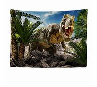 Ulticool - Tapisserie Murale Décorative Chambre - Dinosaure T-Rex - 200 x 150 cm Grand - Papier Peint Tissu - Tapestry Aesthetic Wall - Décoration Panoramique
