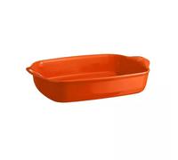 ULTIME Plat à Four en Céramique Rectangle Emile HENRY Orange Toscane 42 x 27 cm