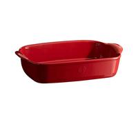 ULTIME Plat à Four en Céramique Rectangle Emile HENRY Rouge Grand cru 29 x 19 cm