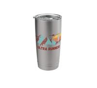 Ultra Runner Vintage Retro Runners Marathon Running Gobelet isotherme en acier inoxydable double paroi