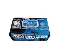 UltraGrime Pro Multi-Usages | Lingettes industrielles pour éliminer les taches de graisse, d'huile, de peinture et d’encre | 100 lingettes humides XXL, 38 cm x 25 cm