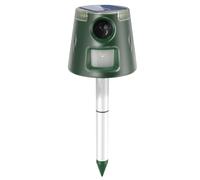 Ultrason Chat Exterieur, Repulsif Chat Ultrason, 5 Modi Einstellbar Marderschreck, Solarladung Ultrason Chat Exterieur, 360° Effektiv für Katzen, Hunde, Vögel, Mäuse