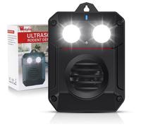 Ultrason Souris Et Rats avec Lumière LED, Repulsif Et Rats Puissant, Noir pour, Intérieur pour, pour Cuisine, Jardin Et Voiture