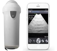 Ultrason vétérinaire sans fil portable avec sonde 3,5 MHz pour test de grossesse de porc, mouton, chèvre