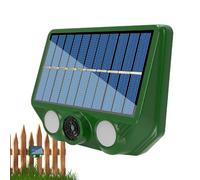 ultrasonique pour animaux - à ultrasons pour écureuils | Deux modes d'éclairage solaire à ultrasons pour animaux d'extérieur - Détection intelligente pour chiens