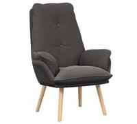 ULUYYUC Fauteuil gris foncé 69 x 74 x 93 cm Fauteuil rembourré en tissu Sherpa