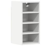ULUYYUC Riga Armoire suspendue en bois Blanc 30 x 29,5 x 60 cm Design moderne avec capacité de charge de 90 kg Solution de cuisine peu encombrante pour petite cuisine, cuisine simple, salon, salle à