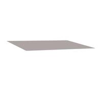 ULUYYUC Tissu de rechange pour auvent, gris clair, 300 x 250 cm, tissu robuste en polyester 240 g/m² avec volant, toile de rechange pour auvent à bras articulés, jardin et terrasse, dimensions du
