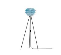 UMAGE Carmina Mini Lampadaire Stehleuchte, bleu azur avec tripode noir