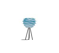 UMAGE Carmina Mini Lampe de table Tischleuchte, bleu azur avec tripode noir