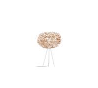 UMAGE Eos Light Brown Lampe de table Tischleuchte, tripode blanche