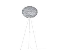 UMAGE Eos Light Grey Lampadaire Stehleuchte, Eos Large (65cm) avec trépied blanc
