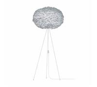 UMAGE Eos Light Grey Lampadaire Stehleuchte, Eos X-Large (75cm) avec trépied blanc