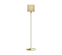Umage Lampadaire Komorebi medium Chêne carré-Laiton brossé