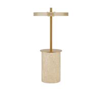 Umage Lampe de table Asteria Move Mini Ø12x25.5 cm Clay Travertine-brass