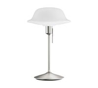 Umage Lampe de table Butler Blanc-Acier brossé