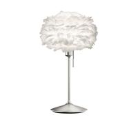 Umage Lampe de table Eos mini Blanc-Acier brossé