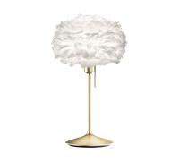 Umage Lampe de table Eos mini Blanc-Laiton brossé