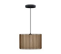 Umage Suspension Komorebi large Chêne foncé carré-Noir