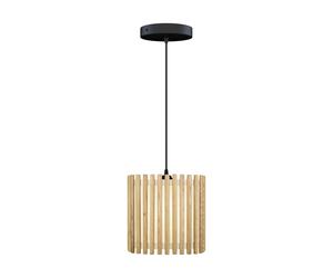 Umage Suspension Komorebi medium Chêne carré-Noir