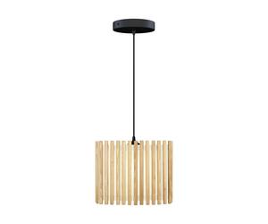 Umage Suspension Komorebi medium Chêne rectangulaire-Noir