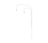 Umage Suspension murale double Willow blanc